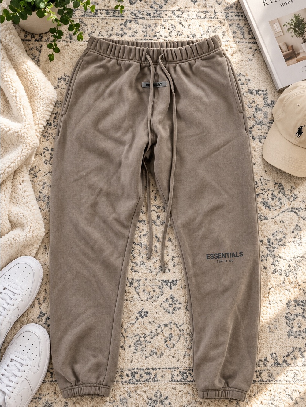 Fear of God ESSENTIALS Taupe Men's Jogger Sweatpants